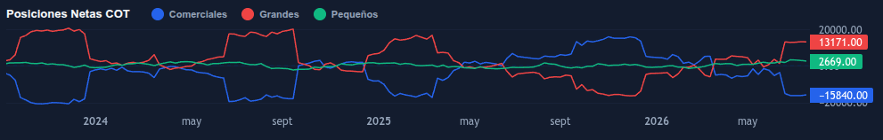 Resumen de Posiciones Netas del Compromiso de los Operadores
